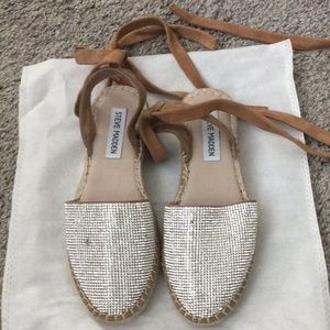 Ute Steve Madden sparkle espadrilles